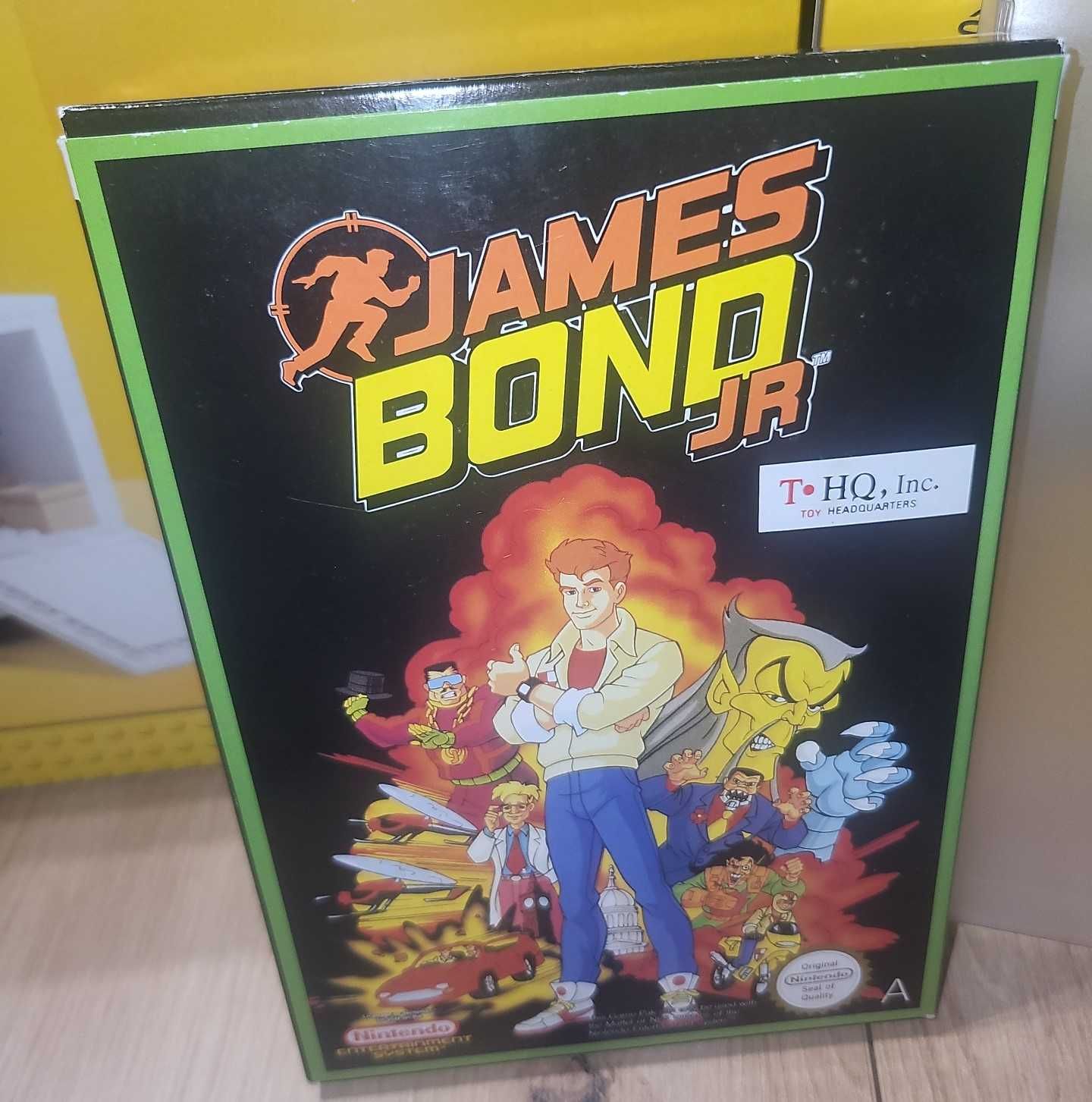 Gra James Bond JR - NINTENDO NES PAL A - BDB- stan Komplet +Protektor