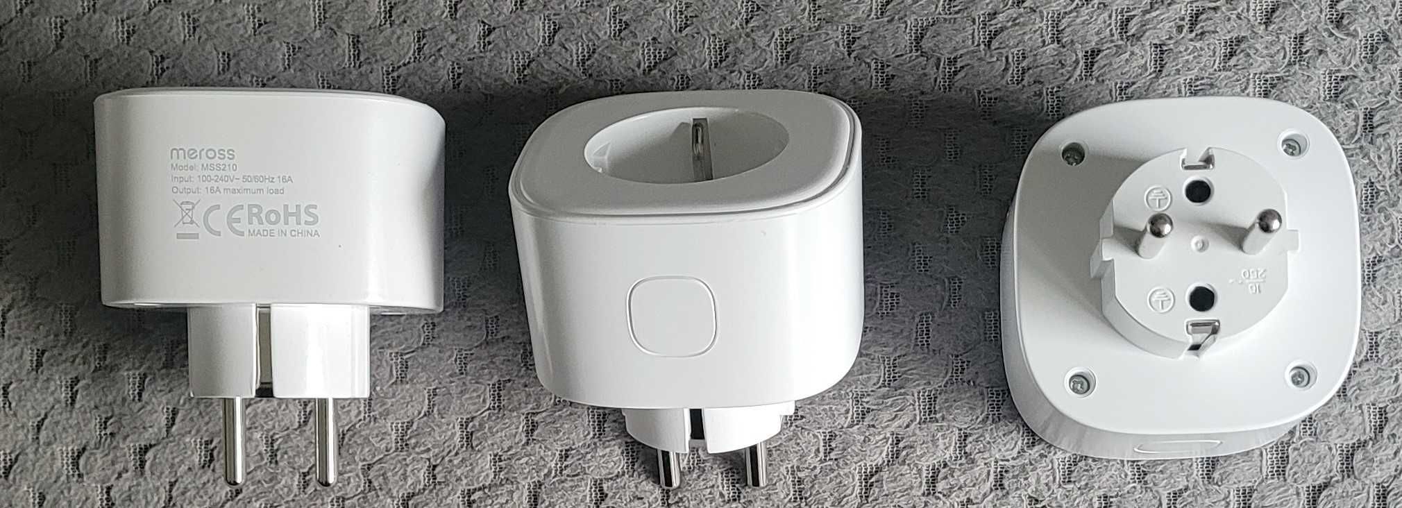 Gniazda Elektryczne zdalnie sterowane Smart WiFi Meross MSS210  3pack