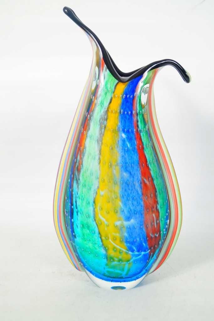 WAZON szklany MURANO style piękne kolory