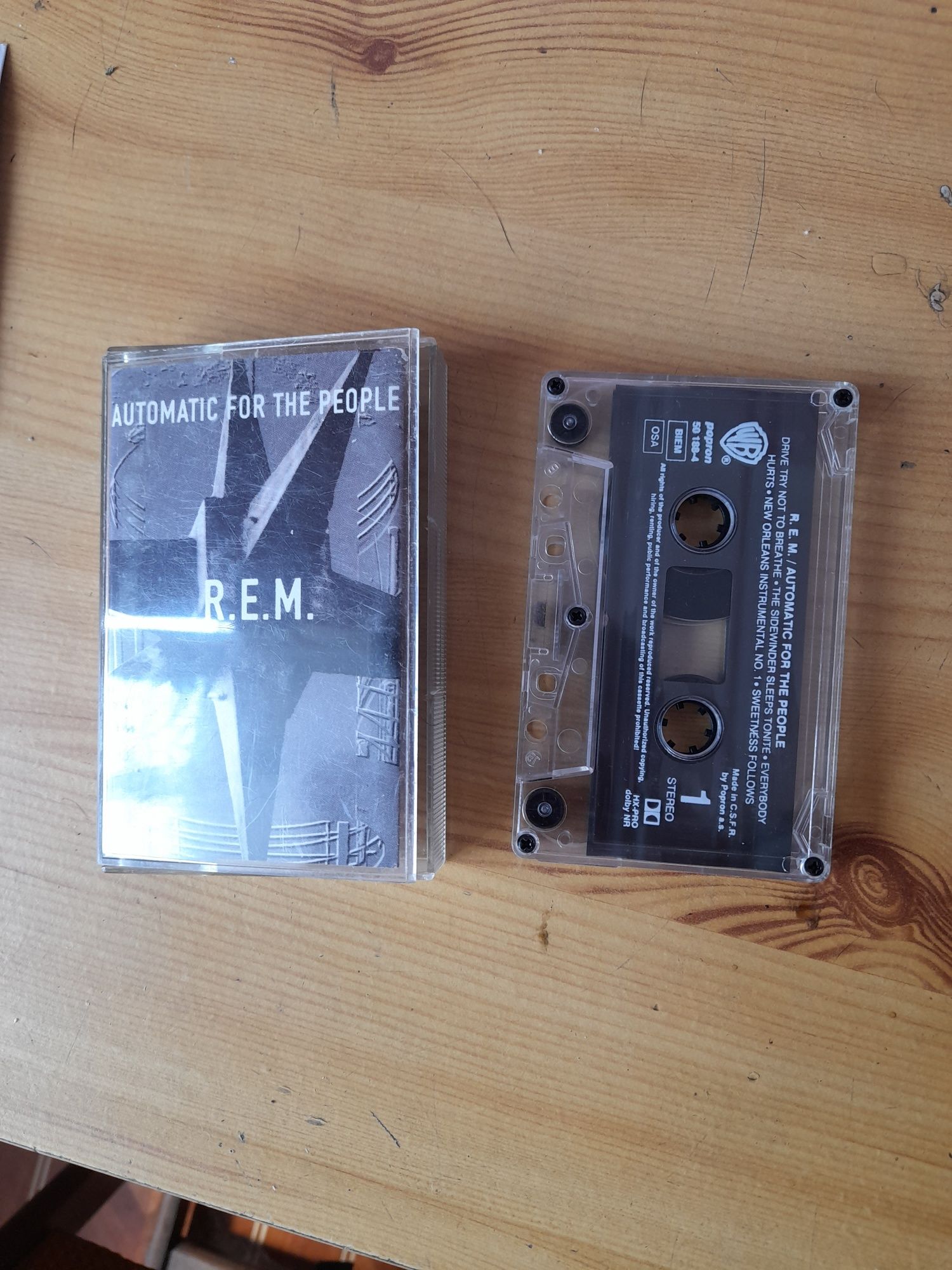 R.E.M. – Automatic For The People Kaseta