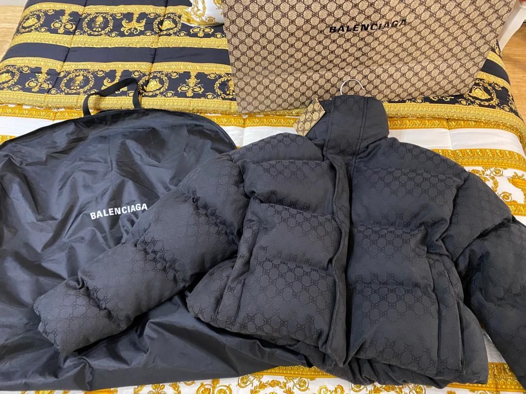 Balenciaga x Gucci Hacker BB Puffet Black | 34It