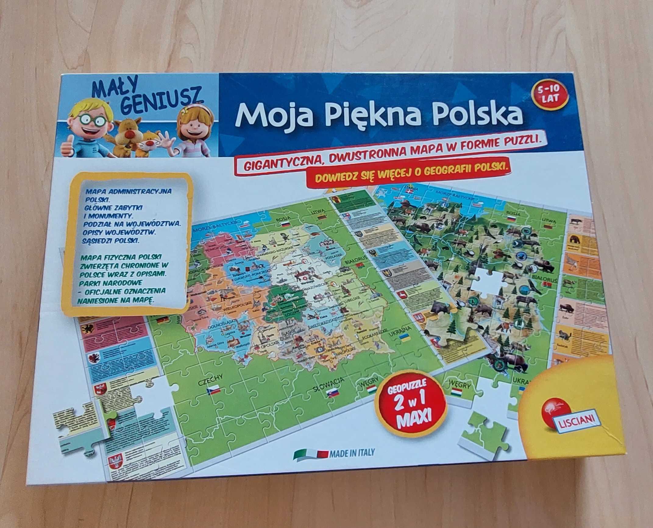 Puzzle edukacyjne - dwustronne