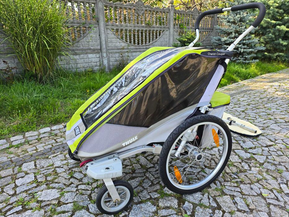 THULE Chariot Cougar 1 - Przyczepka rowerowa dziecięca + amortyzacja