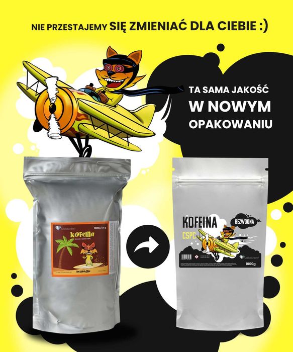 Kofeina Bezwodna 5kg # Najwyższa Jakość # CSPC #