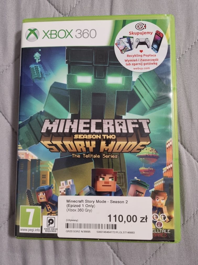 Gra na xboxa 360 Minecraft
