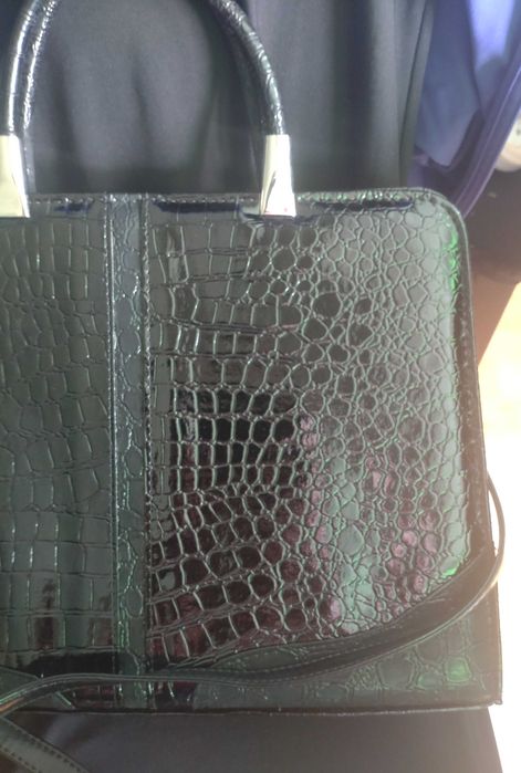 Czarna, skórzana torba na ramię i do ręki, aktówka - Nine West nowa
