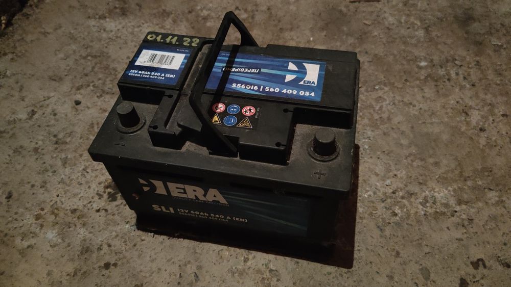 Акумулятор 60А.         .