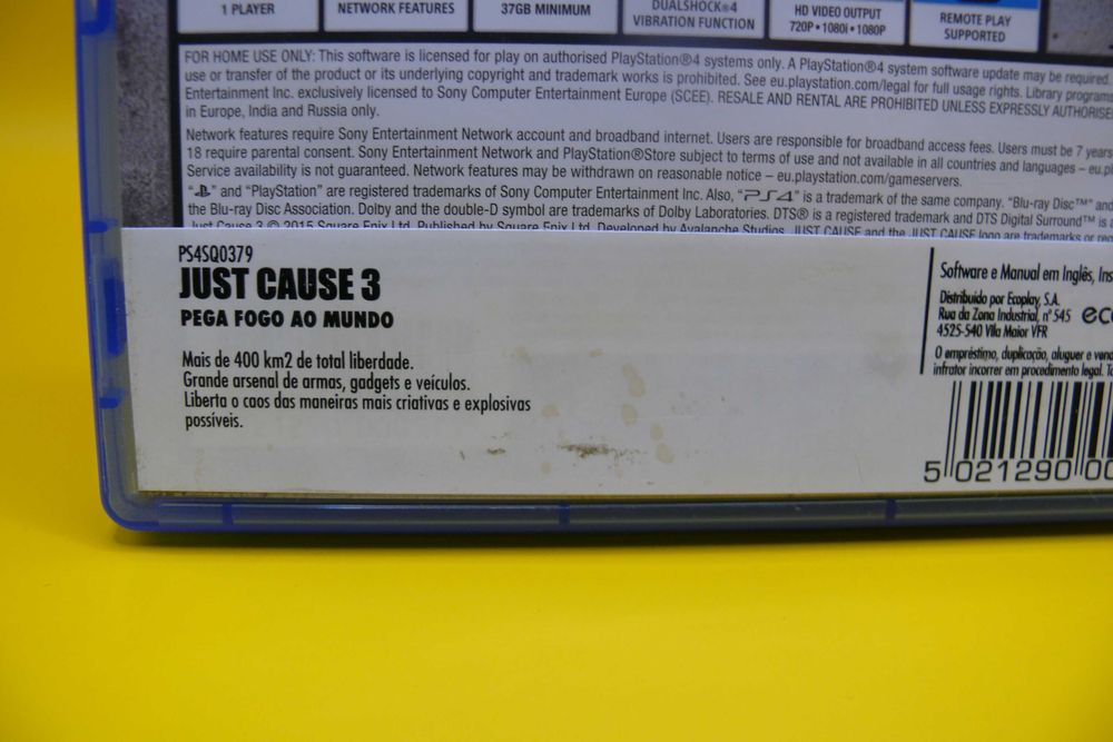 Jogo Just Cause 3 PS4