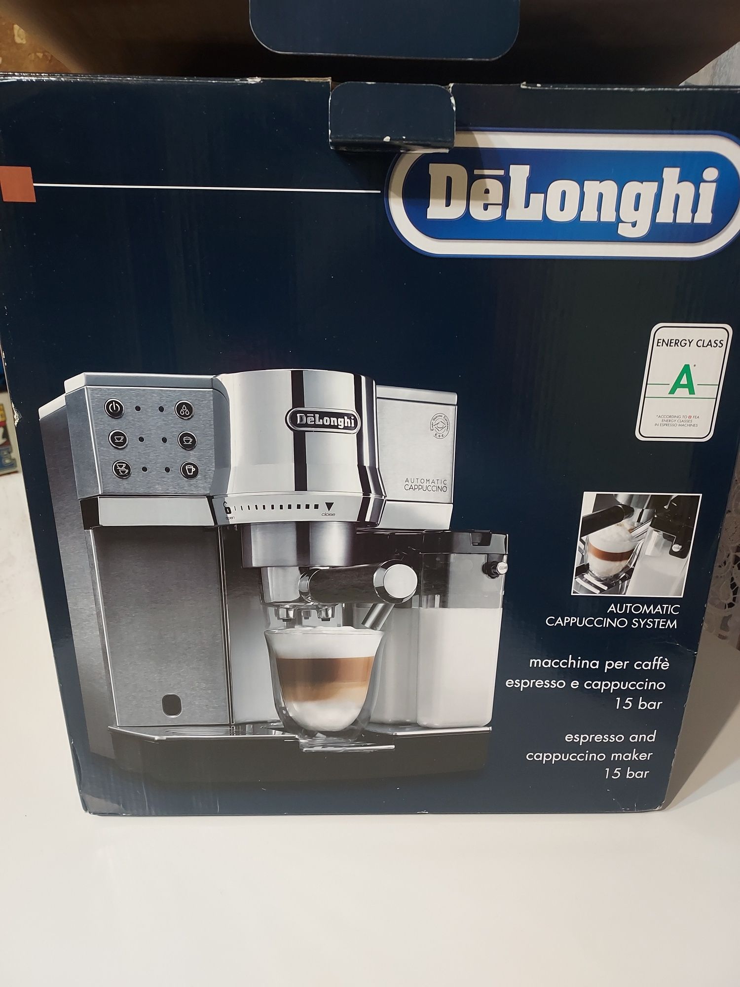 De Longhi, ekspres kolbowy, automatic,