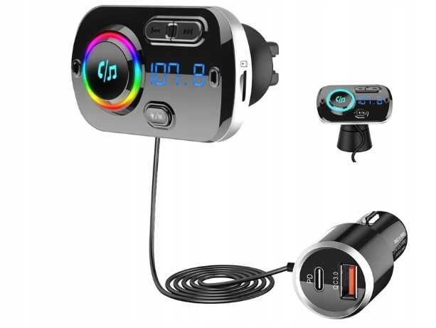 Transmiter Bluetooth BC49BQ firmy Sonru z transmiterem FM