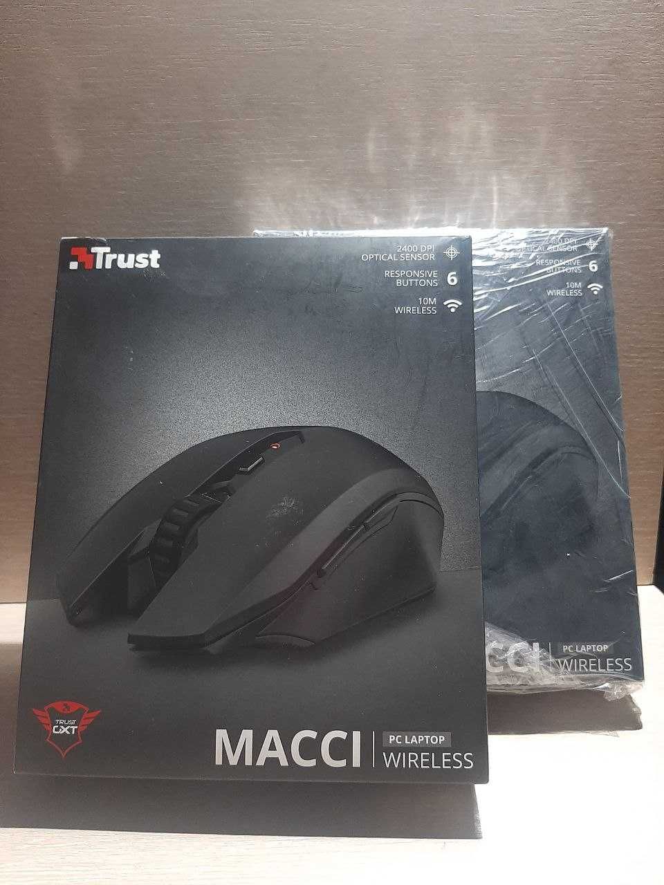 Гральна комп'ютерна мишка бездротова USB Trust Macci GXT115