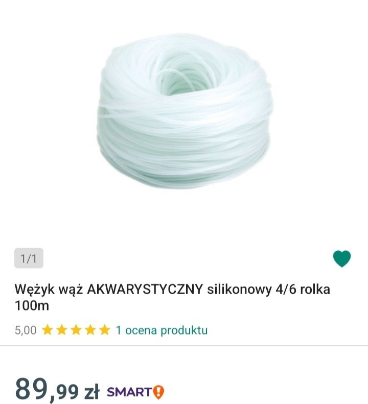 Wąż akwarystyczny silikonowy 100m+ akcesoria gratis