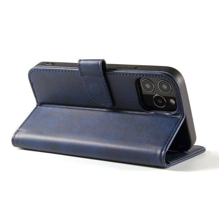 Eleganckie Etui Magnet Case do Samsung Galaxy A42 5G - Niebieskie