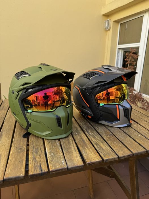 Capacetes de mota / Scooter Halo L e laranja M