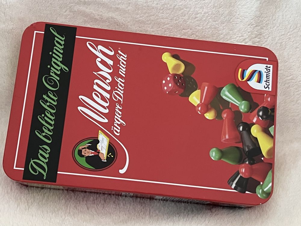 Gra Chińczyk w metalowym pudełku