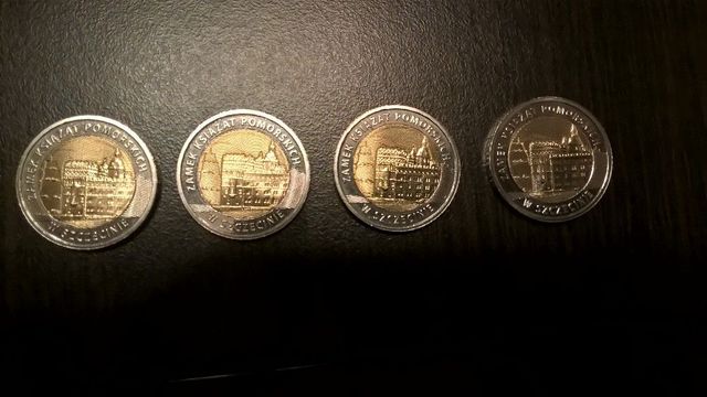 Moneta 5 zł 2016 Zamek Książąt Pomorskich w Szczecinie - Odkryj Polskę