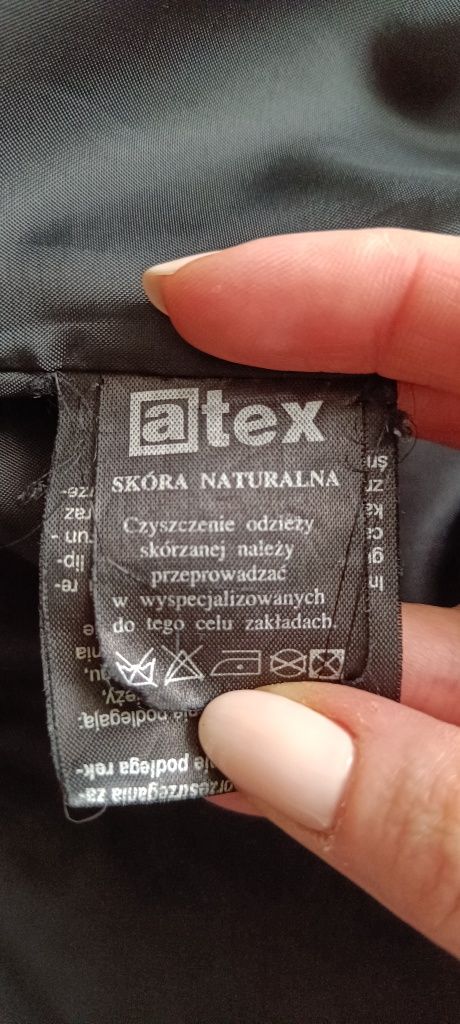 Męska kurtka skóra naturalna Atex