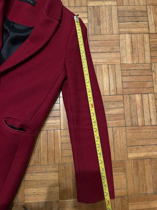 Ciepły płaszcz 75% wełna ZARA