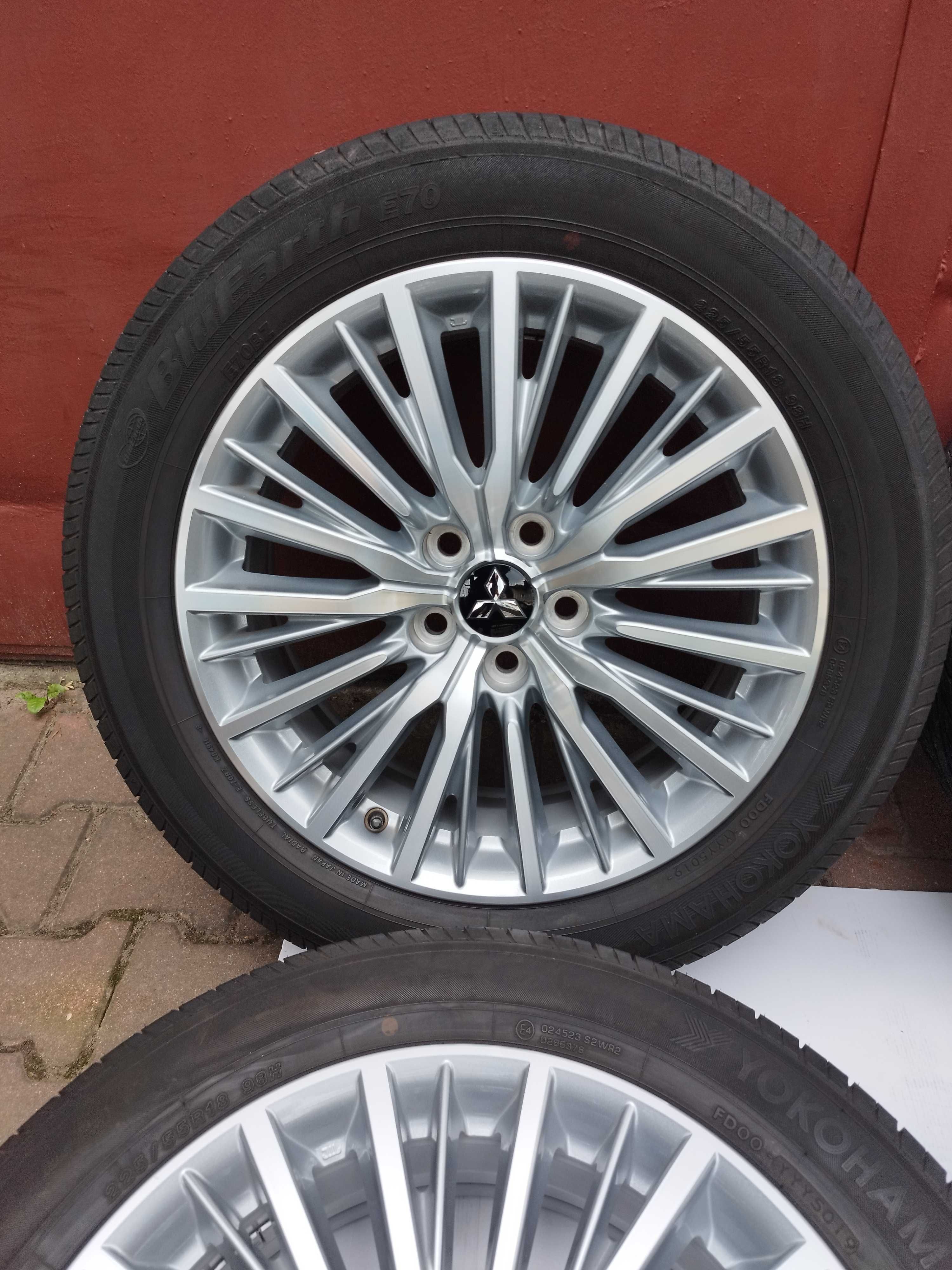 jak Nowe!!! Lato 225/55R18 MITSUBISHI Outlander, Asx, Eclipse Cross