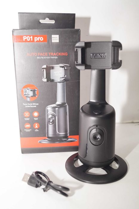 1738 P01 pro Statyw do telefonu z automatycznym śledzeniem twarzy 360