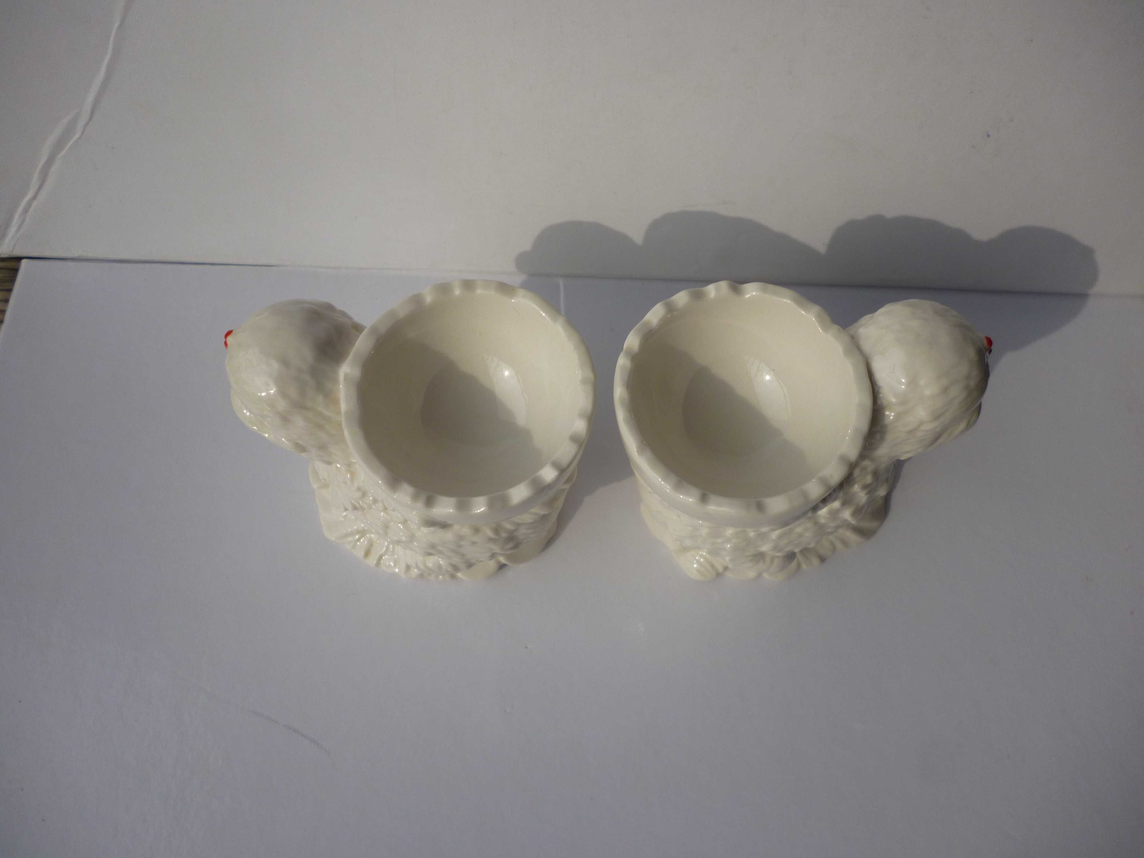 Goebel dwa porcelanowe sygnowane kieliszki do jajek ładny stan