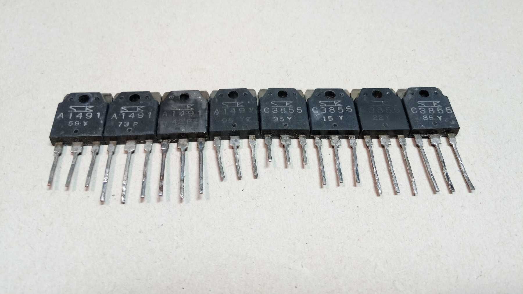 Біполярні транзистори 2SA1491 2SC3855, оригінал, б.в.