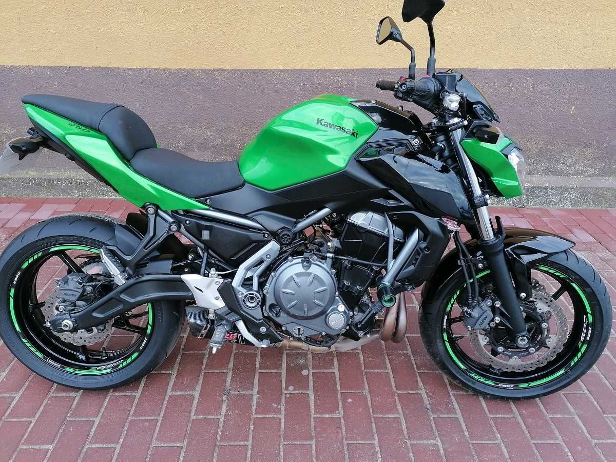 Kawasaki Z 650  2018r. Bardzo ładny Możliwość rejestracji na A2.