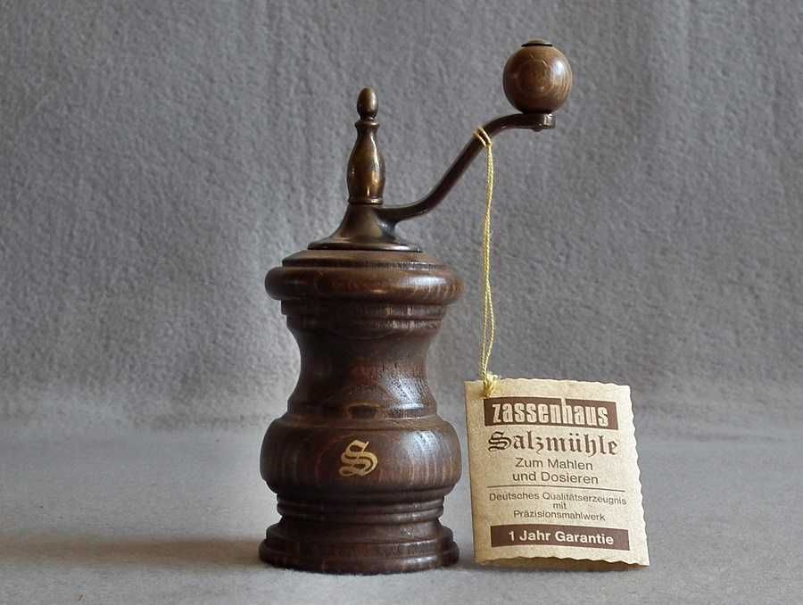 Niemiecki młynek do soli ZASSENHAUS 13,5cm