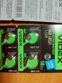 Батарейка Videx AG0/LR521 цена за 1блистер (1блистер=10батареек)