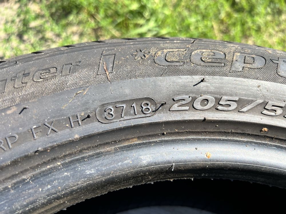 2xopona zimowa HANKOOK w rozmiarze 205/55 R16 Run Flat