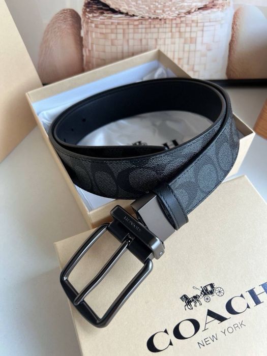Чоловічий ремінь coach мужской ремень коач купить подарок мужу