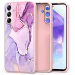 Etui Tech-Protect Icon na Samsung Galaxy A55/5G - różowo-fioletowe