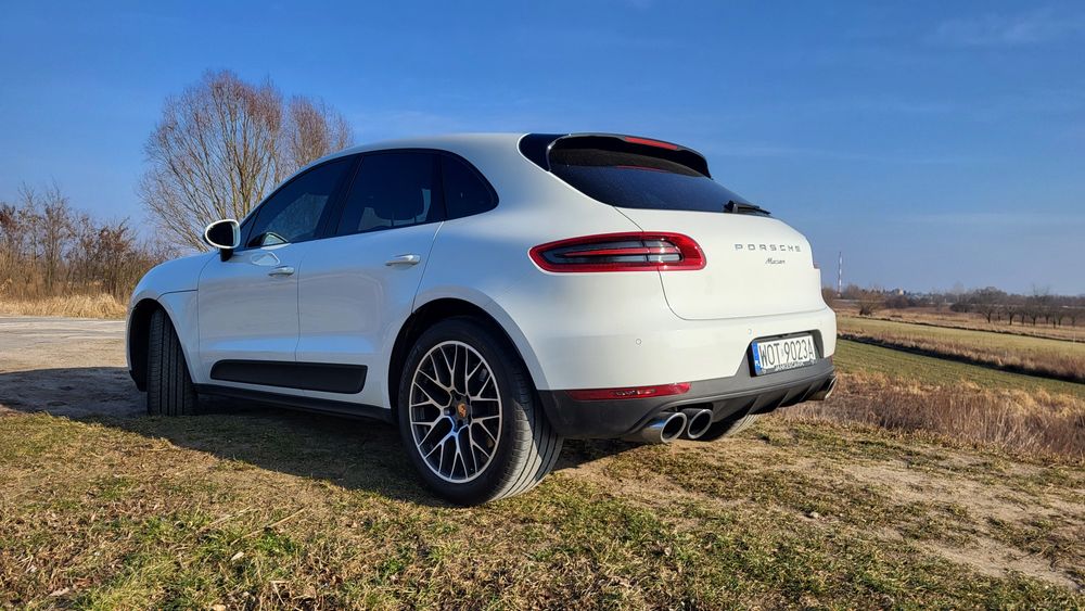 Porsche Macan Biały 2.0 Sport Edition Pneumatyka Bose (nie X3 Q5 XC60)