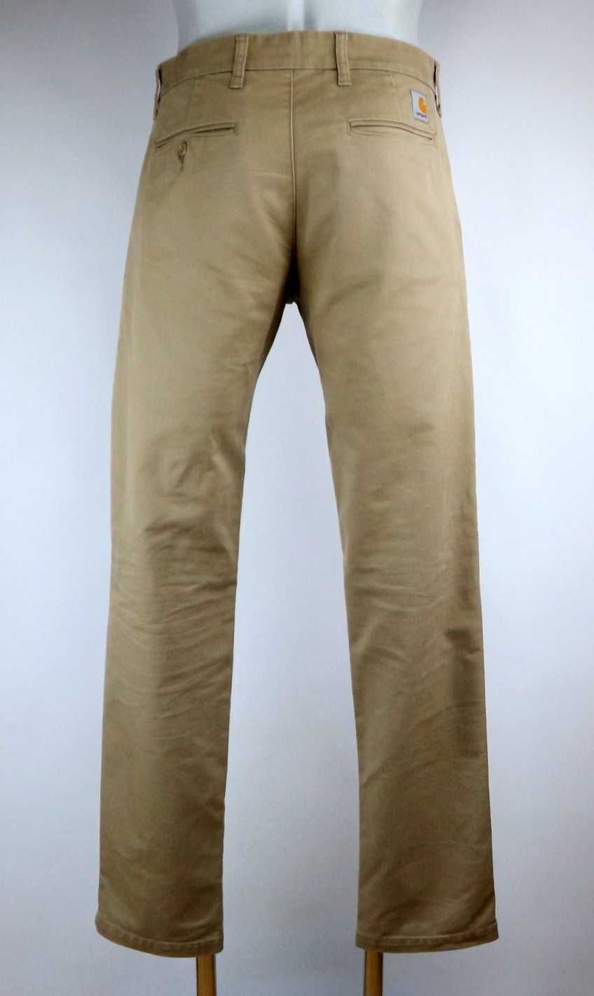 Carhartt Sid Pant spodnie materiałowe chino W34 L32 pas 2 x 45cm