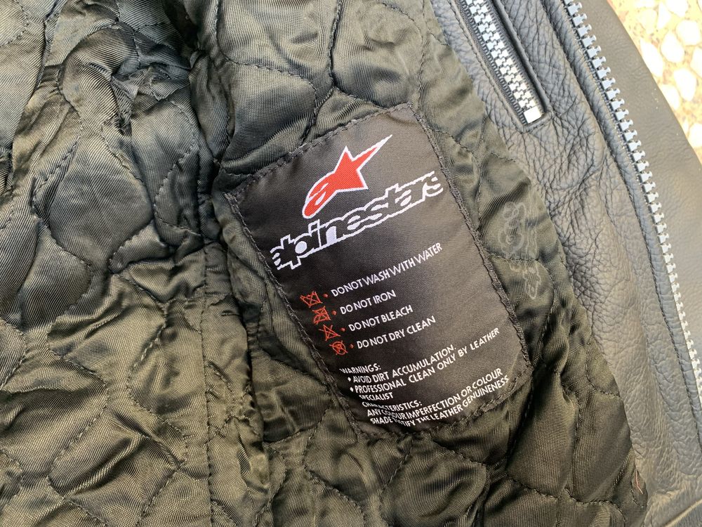 Blusão em pele Alpinestars