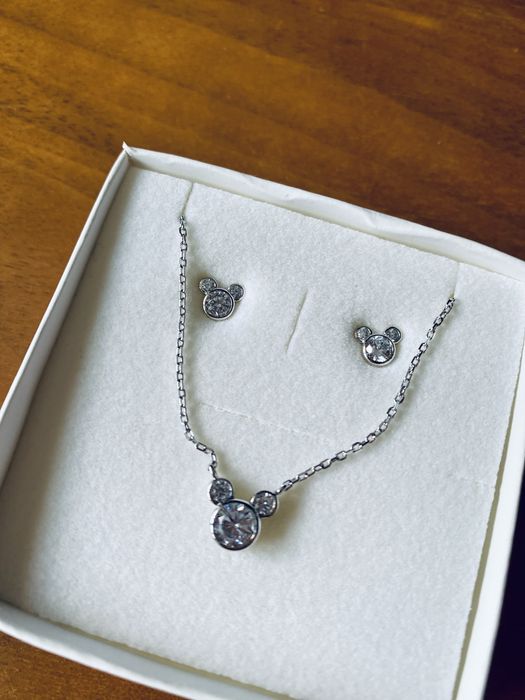 Zestaw biżuterii (naszyjnik i kolczyki)