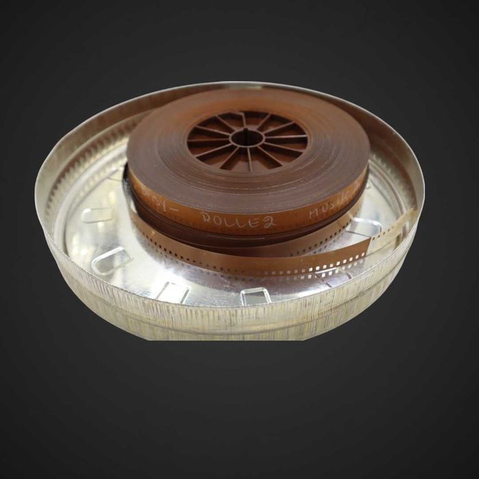 Taśma filmowa puszka z oryginalną etykietą  Gevaert, b5/063063