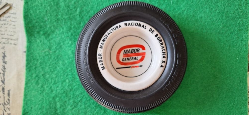 Cinzeiro mabor pneu publicidade porcelana