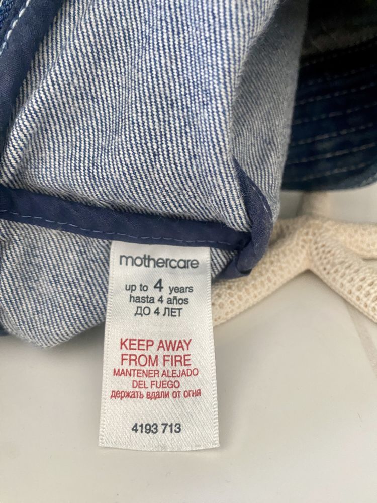 Kapelusz jeansowy Mothercare na 4 lata jak nowy