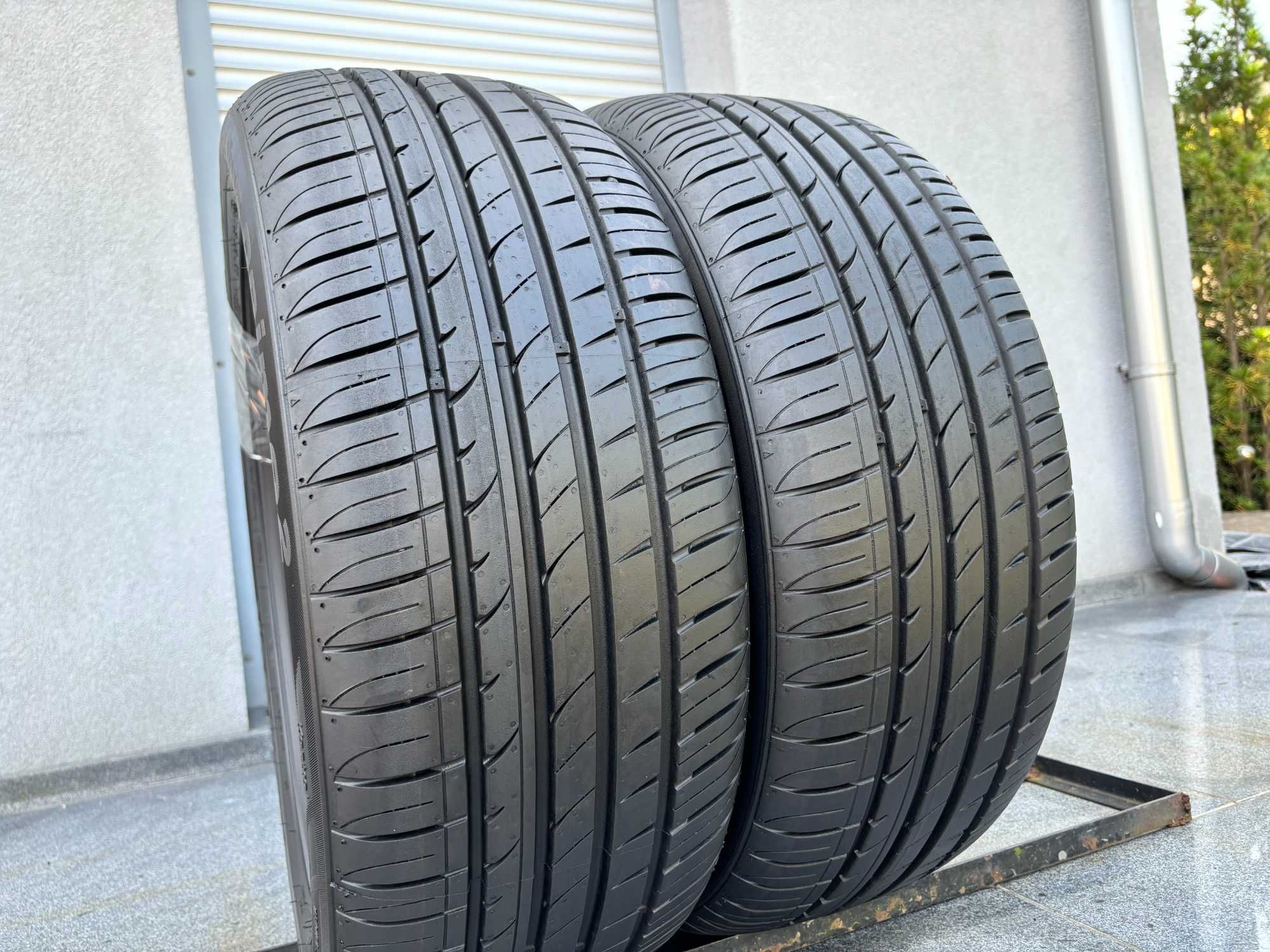 2szt letnie 225/55R17 Hankook 8mm 2023r bieżnik jak nowe! L6876 gwaran