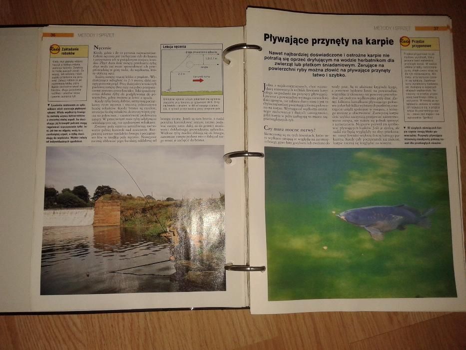 przewodnik wędkarski zbiór w 5 segregatorach