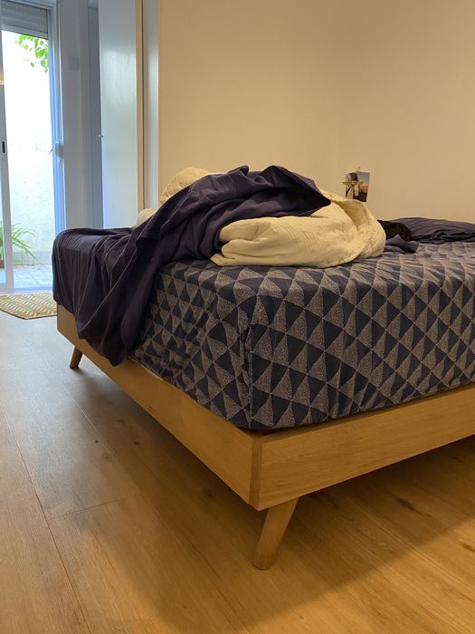 Cama casal madeira