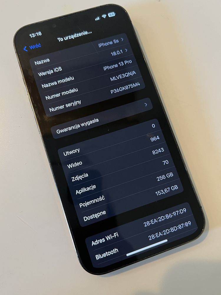 iPhone 13 pro 256
