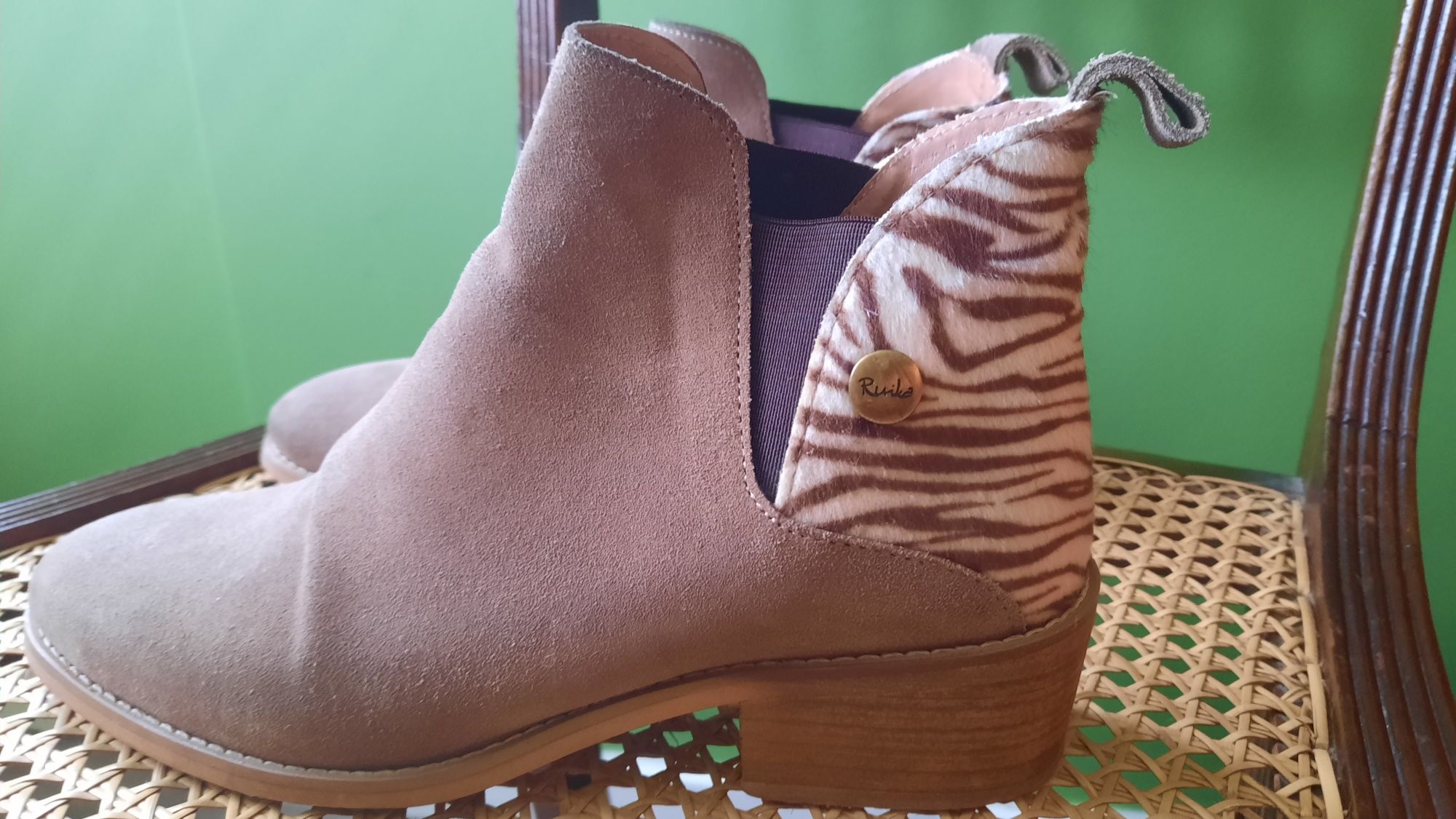 Botins Ruika camurça 37 baixa preço