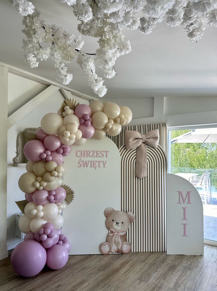 Ścianki balonowe ścianka dekoracyjna balony fotobudka 360