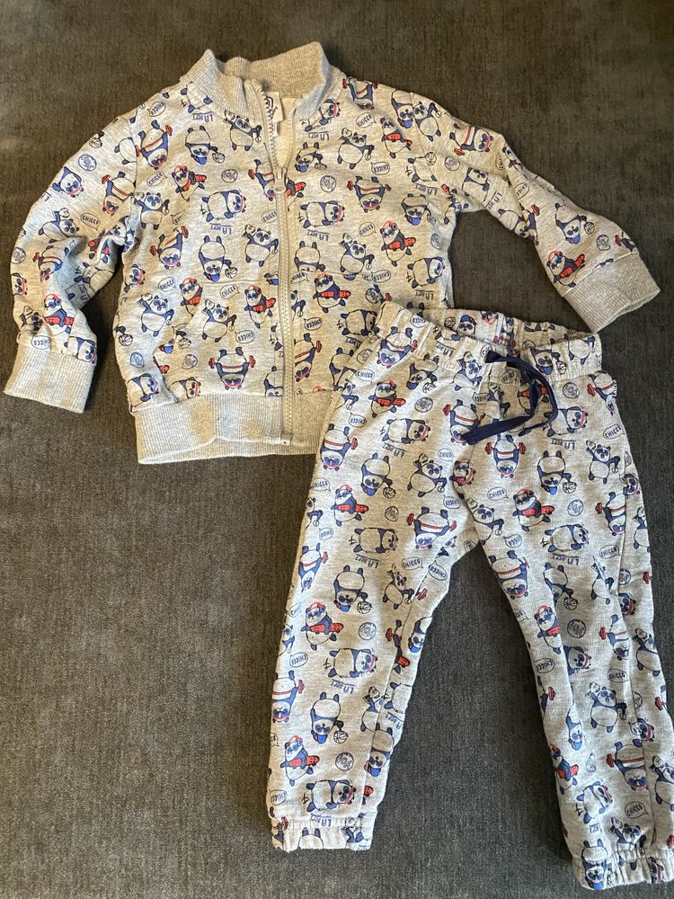 Костюми набори chicco дитячі кофта штани 12-18 місяців
