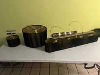 Conjunto de candeeiros de sala