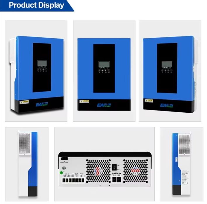 Гібридний інвертор 6.2 кВт EASUN MPPT 120А, 48В. Чиста Синусоїда. WIFI