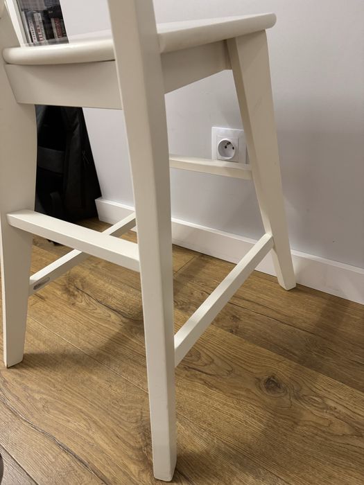 Krzesełko Ikea Ingolf białe
