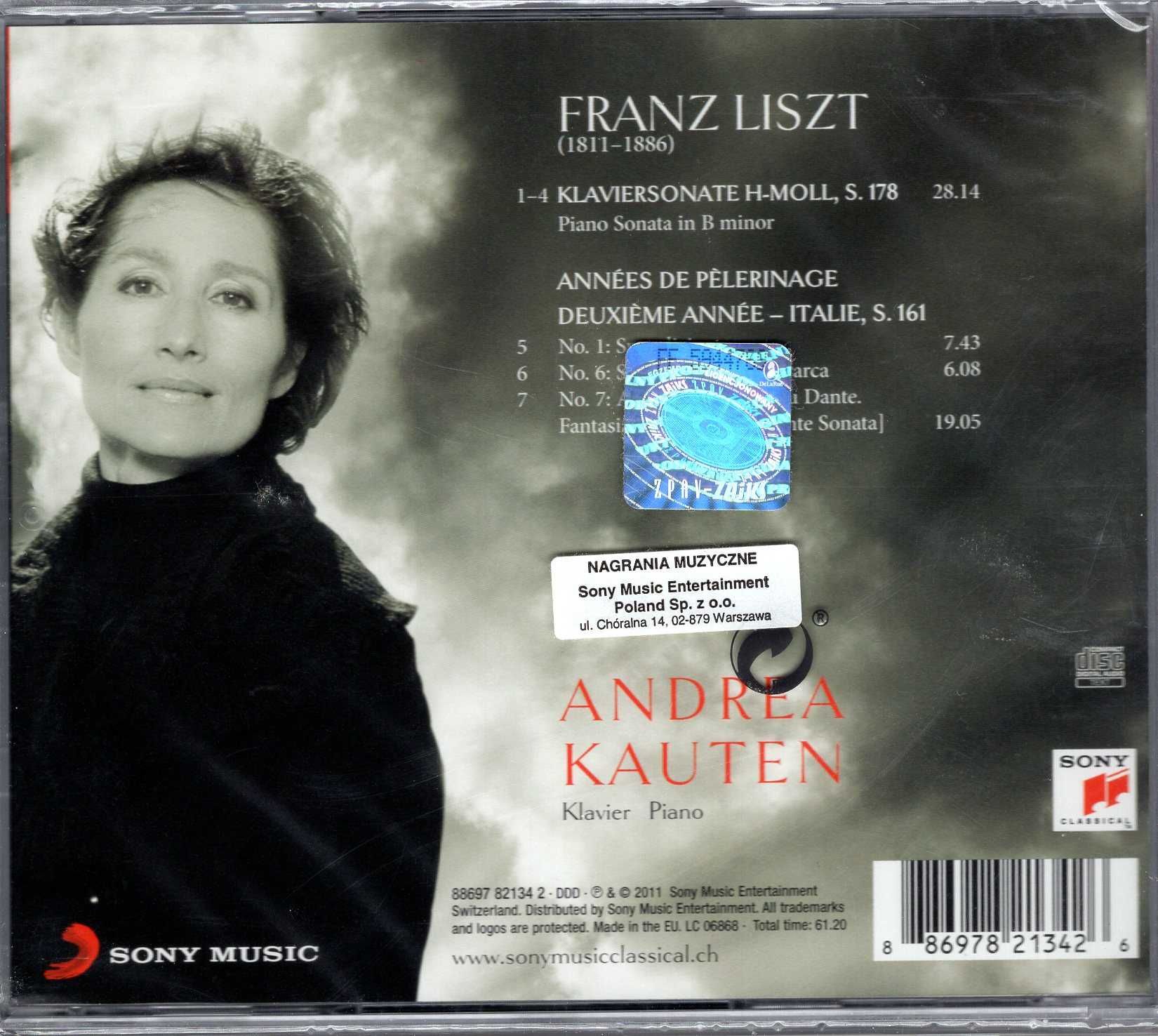 Andrea Kauten - Liszt Sonata In B Minor, Dante Sonata (CD)